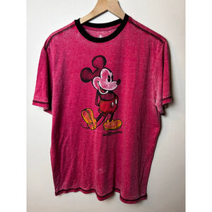 Men's Disney Red Mickey Mouse Short Sleeve Tee M Disney parks authentic wdw